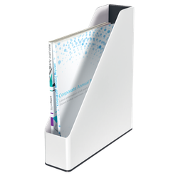 Revistero Leitz WOW DUAL, negro/blanco