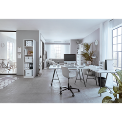 Revistero Leitz WOW DUAL, negro/blanco