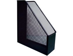 Revistero Metalico Q-Connect Rejilla Gxa29 Negro 87X295X250Mm