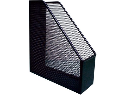 Revistero Metalico Q-Connect Rejilla Gxa29 Negro 87X295X250Mm