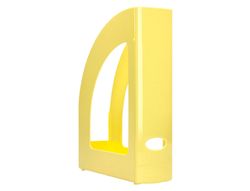 Revistero plastico q-connect color amarillo pastel 320x250x80 mm