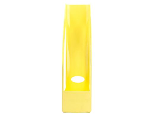 Revistero plastico q-connect color amarillo pastel 320x250x80 mm