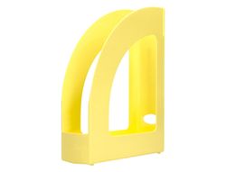 Revistero plastico q-connect color amarillo pastel 320x250x80 mm