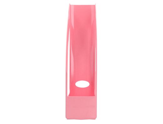 Revistero plastico q-connect color rosa pastel 320x250x80 mm