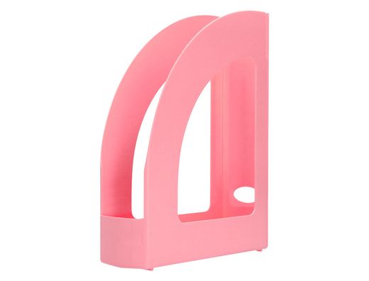 Revistero plastico q-connect color rosa pastel 320x250x80 mm