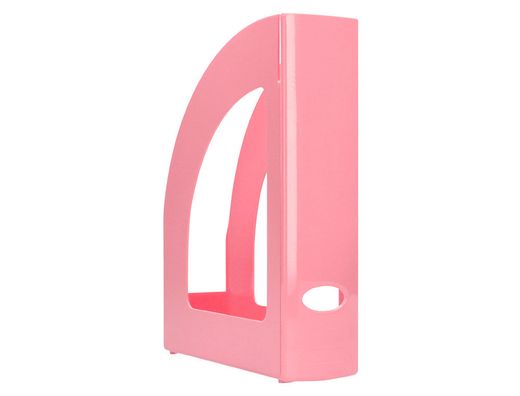 Revistero plastico q-connect color rosa pastel 320x250x80 mm