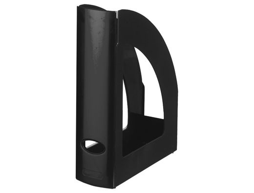 Revistero Plastico Q-Connect Negro Opaco