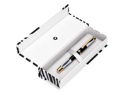 Roller belius dualita cuerpo blanco color negro tinta negra caja de diseño