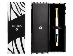 Roller belius dualita cuerpo negro color blanco tinta negra caja de diseño