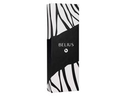 Roller belius dualita cuerpo negro color blanco tinta negra caja de diseño