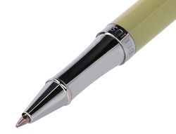 Roller belius ink dreams aluminio color verde matcha y rosa plateado frase interior tinta negra caja de diseño