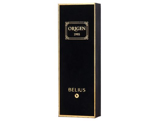 Roller belius origen 1995 aluminio textura cepillada color negro tinta negra caja de diseño