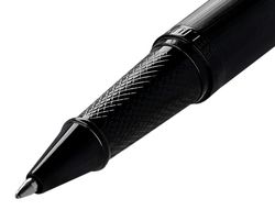 Roller belius origen 1995 aluminio textura cepillada color negro tinta negra caja de diseño