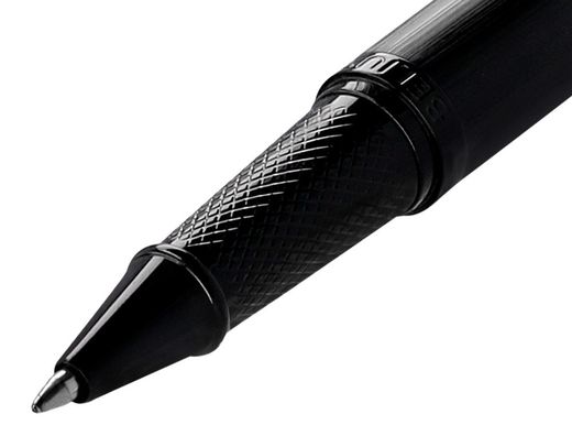 Roller belius origen 1995 aluminio textura cepillada color negro tinta negra caja de diseño