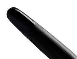 Roller belius origen 1995 aluminio textura cepillada color negro tinta negra caja de diseño