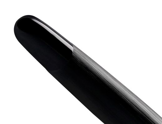 Roller belius origen 1995 aluminio textura cepillada color negro tinta negra caja de diseño