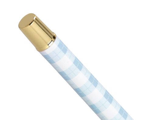 Roller belius perfect picnic day aluminio azul celeste dorado tinta color negro caja de diseńo