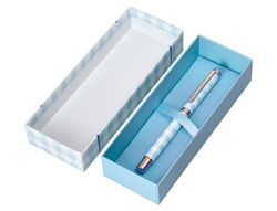 Roller belius perfect picnic day aluminio azul celeste dorado tinta color negro caja de diseńo