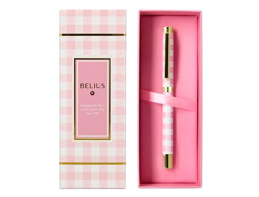 Roller belius perfect picnic day aluminio color rosa dorado tinta color negro caja de diseńo