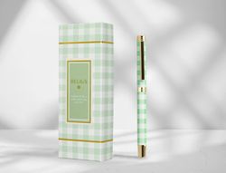 Roller belius picnic aluminio color verde dorado tinta color negro caja de diseńo