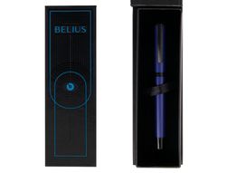 Roller belius turbo aluminio color azul y negro tinta azul caja de diseño