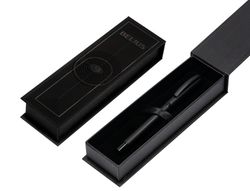 Roller belius turbo aluminio color negro tinta azul caja de diseño