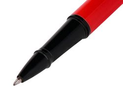 Roller belius turbo aluminio color rojo y negro tinta azul caja de diseño