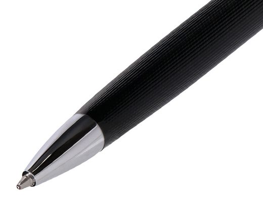 Roller belius turbo aluminio textura punteada color negro y plateado tinta azul caja de diseño