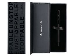 Roller belius unstoppable color negro tinta negra caja de diseño