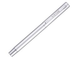 Roller belius unstoppable color plateado tinta negra caja de diseño