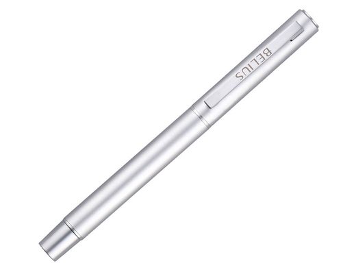 Roller belius unstoppable color plateado tinta negra caja de diseño