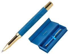 Roller belius wild west aluminio color azul marino dorado tinta color negro caja de diseńo