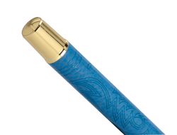 Roller belius wild west aluminio color azul marino dorado tinta color negro caja de diseńo