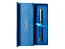 Roller belius wild west aluminio color azul marino dorado tinta color negro caja de diseńo