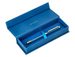 Roller belius wild west aluminio color azul marino dorado tinta color negro caja de diseńo