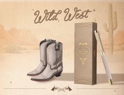 Roller belius wild west aluminio color beige tinta color negro caja de diseńo