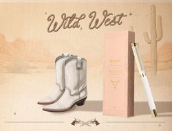 Roller belius wild west aluminio color crema dorado tinta color negro caja de diseńo