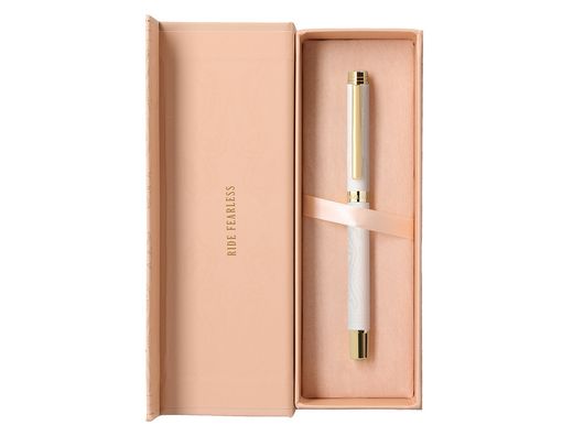 Roller belius wild west aluminio color crema dorado tinta color negro caja de diseńo