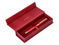 Roller belius wild west aluminio color granate dorado tinta color negro caja de diseńo