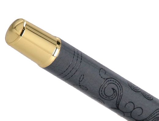 Roller belius wild west aluminio color negro dorado tinta color negro caja de diseńo