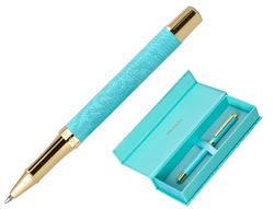 Roller belius wild west aluminio color turquesa dorado tinta color negro caja de diseńo