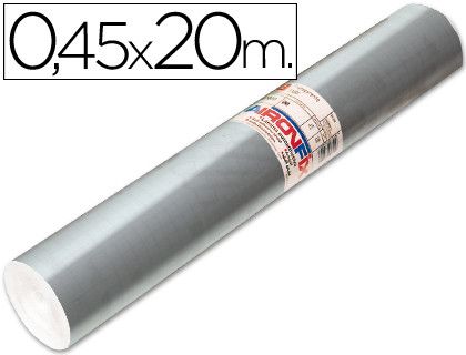 Rollo Adhesivo Aironfix Especial Plata 69193 -Rollo de 20 Mt