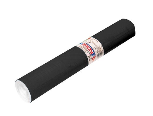 Rollo Adhesivo Aironfix Unicolor Negro Mate 67004 -Rollo de 20 Mt