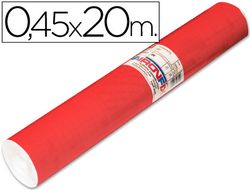 Rollo Adhesivo Aironfix Unicolor Rojo Mate Claro 67151-Rollo de 20 Mt