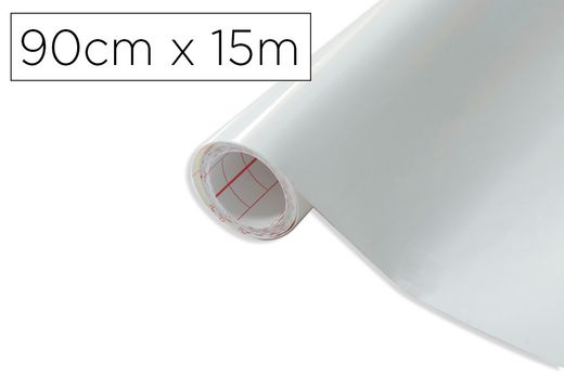 Rollo adhesivo d-c-fix blanco ancho 90 cm largo 15 mt