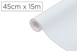 Rollo adhesivo d-c-fix blanco mate ancho 45 cm largo 15 mt