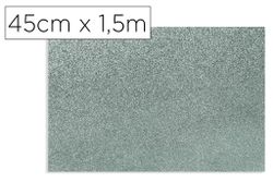 Rollo adhesivo d-c-fix gris metal brillo ancho 45 cm largo 1,5 mt