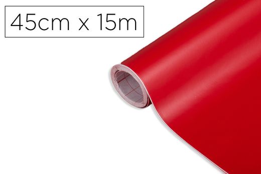 Rollo adhesivo d-c-fix rojo señales ancho 45 cm largo 15 mt