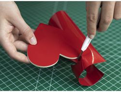 Rollo adhesivo d-c-fix rojo señales ancho 45 cm largo 15 mt