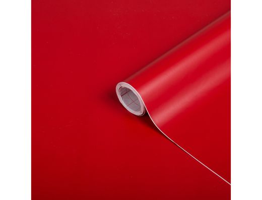 Rollo adhesivo d-c-fix rojo señales mate ancho 45 cm largo 15 mt